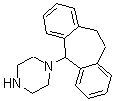 CAS 登录号：69159-50-8， 1-(10,11-二氢-5H-二苯并[a,d]环庚烯-5-基)-哌嗪