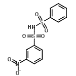 CAS 登录号：69173-32-6， 3-硝基-N-(苯磺酰基)苯磺酰胺
