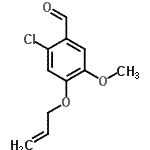 CAS#: 692279-00-8, 4-(Allyloxy)-2-chloro-5-methoxybenzaldehyde