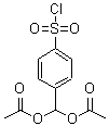 CAS 登录号：69232-47-9， [4-(氯磺酰基)苯基]亚甲基二乙酸酯