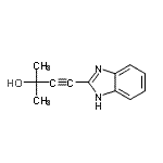 CAS#: 69271-40-5, 4-(1H-Benzimidazol-2-yl)-2-methyl-3-butyn-2-ol
