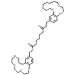 CAS 登录号：69271-98-3， 二(2,3,5,6,8,9,11,12-八氢-1,4,7,10,13-苯并五氧杂环十五烷-15-基甲基)庚二酸酯
