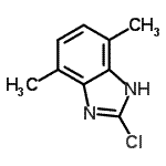 CAS#: 69272-53-3, 2-Chloro-4,7-dimethyl-1H-benzimidazole