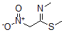 CAS 登录号：69340-48-3， N-甲基-2-硝基-硫代乙亚氨酸甲酯