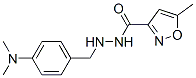 CAS 登录号：69352-53-0， N'-(4-二甲基氨基苄基)-5-甲基-3-异恶唑甲酰肼