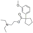 CAS 登录号：69352-92-7， 1-(3-甲氧基苯基)-1-环戊烷羧酸2-(二乙基氨基)乙酯