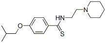 CAS 登录号：69353-27-1， 4-异丁氧基-N-(2-哌啶乙基)硫代苯甲酰胺