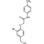 CAS 登录号：693805-69-5， 2-[2-溴-4-(羟基甲基)苯氧基]-N-(4-甲基苯基)乙酰胺