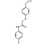 CAS#: 693806-30-3, N-(4-Fluorophenyl)-2-[4-(hydroxymethyl)phenoxy]acetamide