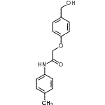 CAS 登录号：693822-38-7， 2-[4-(羟基甲基)苯氧基]-N-(4-甲基苯基)乙酰胺