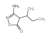 CAS 登录号：6941-34-0， 3-氨基-4-(1-甲基丙基)-5(4H)-异恶唑酮