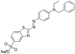 CAS#: 69412-86-8, Sodium 2-[[4-(Benzylethylamino)Phenyl]Azo]Benzothiazole-5-Sulphonate