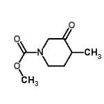 CAS 登录号：694495-70-0， 甲基4-甲基-3-氧代-1-哌啶羧酸酯
