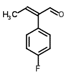 CAS 登录号：694513-38-7， (2E)-2-(4-氟苯基)-2-丁烯醛