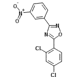 CAS#: 694521-58-9, 5-(2,4-Dichlorophenyl)-3-(3-nitrophenyl)-1,2,4-oxadiazole