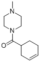 CAS 登录号：69462-46-0， 1-(3-环己烯-1-基)羰基-4-甲基哌嗪