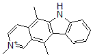 CAS 登录号：69467-91-0， 2,5,11-三甲基-6H-吡啶并[4,3-b]咔唑鎓