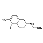 CAS 登录号：69478-37-1， 6-(乙基氨基)-5,6,7,8-四氢-1,2-萘二酚