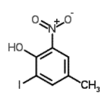 CAS#: 69492-91-7, 2-Iodo-4-methyl-6-nitrophenol