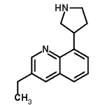 CAS#: 695185-35-4, 3-Ethyl-8-(3-pyrrolidinyl)quinoline