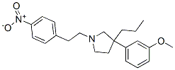 CAS 登录号:69551-94-6, 3-(3-甲氧基苯基)-1-(4-硝基苯乙基)-3-丙基吡咯烷