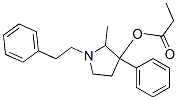 CAS 登录号：69552-18-7， 2-甲基-1-苯乙基-3-苯基吡咯烷-3-醇丙酸酯