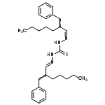 CAS#: 6956-34-9, N''-[(1E)-2-Benzylideneheptylidene]-N'''-[(1Z)-2-Benzylideneheptylidene]Thiocarbonohydrazide