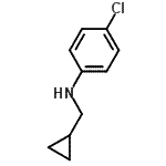 CAS#: 69565-54-4, 4-Chloro-N-(cyclopropylmethyl)aniline