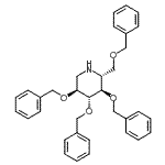 CAS 登录号：69567-11-9， (2R,3R,4R,5S)-3,4,5-三(苄氧基)-2-[(苄氧基)甲基]哌啶