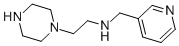 CAS 登录号：6957-13-7， 1-(2-(3-吡啶甲基氨基)乙基)哌嗪