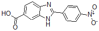 CAS 登录号：69570-99-6， 2-(4-硝基苯基)-1H-苯并咪唑-6-羧酸