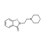 CAS#: 69577-09-9, 2-[2-(1-Piperidinyl)ethyl]-1,2-benzothiazol-3(2H)-one