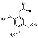 CAS#: 69587-03-7, 1-[2,4-Dimethoxy-5-(methylsulfanyl)phenyl]-2-propanamine