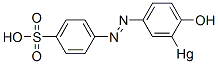 CAS 登录号：69630-03-1， 4-(4-磺基苯基偶氮)-2-汞苯酚