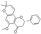 CAS#: 69640-78-4, (S)-2,3-Dihydro-5-Methoxy-8,8-Dimethyl-2-Phenyl-4H,8H-Benzo[1,2-b:3,4-b']Dipyran-4-One