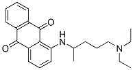 CAS 登录号：69658-02-2， 1-((4-(二乙基氨基)-1-甲基丁基)氨基)-9,10-蒽二酮