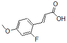 CAS#: 696589-22-7, (2E)-3-(2-Fluoro-4-Methoxyphenyl)-2-Propenoic Acid