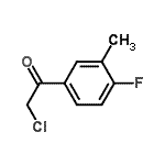 CAS#: 696616-24-7, 2-Chloro-1-(4-fluoro-3-methylphenyl)ethanone