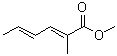 CAS 登录号：69691-19-6， 2-甲基-2,4-己二烯酸甲酯