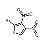 CAS#: 69723-91-7, 2-Bromo-3,4-dinitrothiophene