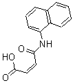 CAS 登录号：6973-77-9， (2Z)-4-(1-萘基氨基)-4-氧代-2-丁烯酸
