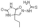 CAS 登录号：6974-18-1， 2-[(2,5-二氧代-4-丙基-4-咪唑烷基)亚甲基]-肼基硫代甲酰胺