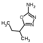 CAS#: 69741-91-9, 5-sec-Butyl-1,3,4-oxadiazol-2-amine