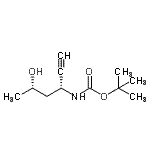 CAS#: 697752-27-5, 2-Methyl-2-propanyl [(3R,5S)-5-hydroxy-1-hexyn-3-yl]carbamate