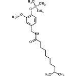CAS#: 69796-06-1, N-{3-Methoxy-4-[(trimethylsilyl)oxy]benzyl}-9-methyldecanamide