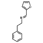 CAS 登录号：69819-53-0， (E)-1-(2-呋喃基)-N-(2-苯基乙基)甲亚胺