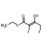 CAS#: 698336-27-5, Ethyl (2E)-2,4-difluoro-3-hydroxy-2-butenoate