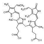 CAS#: 69853-43-6, 3-[2-[[3-(2-carboxyethyl)-4-methyl-5-[(E)-(3-methyl-5-oxo-4-vinyl-pyrrol-2-ylidene)methyl]-1H-pyrrol-2-yl]methyl]-4-methyl-5-[(Z)-(4-methyl-5-oxo-3-vinyl-pyrrol-2-ylidene)methyl]-1H-pyrrol-3-yl]propanoic acid