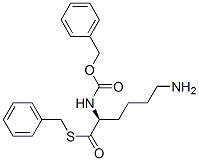 CAS 登录号：69861-90-1， N-[(1S)-5-氨基-1-苄基硫基羰基-戊基]氨基甲酸苄酯
