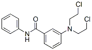 CAS 登录号：69884-94-2， N-苯基-3-[二(2-氯乙基)氨基]苯甲酰胺
